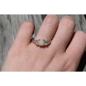alternative raw diamond engagement ring raw crystal size 4 5 6 7 8 8 9 1…
